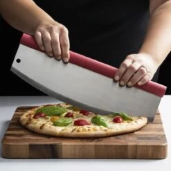 Cousin Luca's Rocking Pizza Cutter With Blade Guard 7 Cousin Luca's Rocking Pizza Cutter With Blade Guard -GrillMate Sales Shop 22159 INUSE1 1