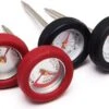 Grill Pro 4-Piece Mini Meat Thermometers With Bezel