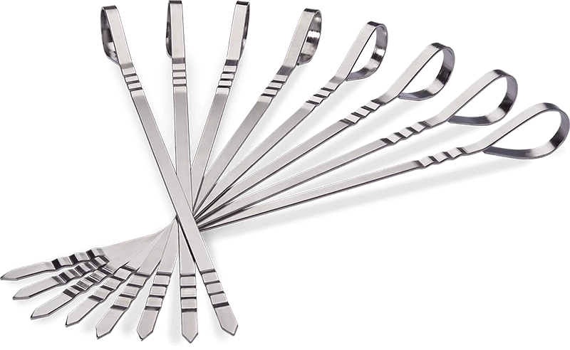 Napoleon Stainless Steel Multifunctional Skewers - 8 Pack 70015 3 Napoleon Stainless Steel Multifunctional Skewers - 8 Pack 70015