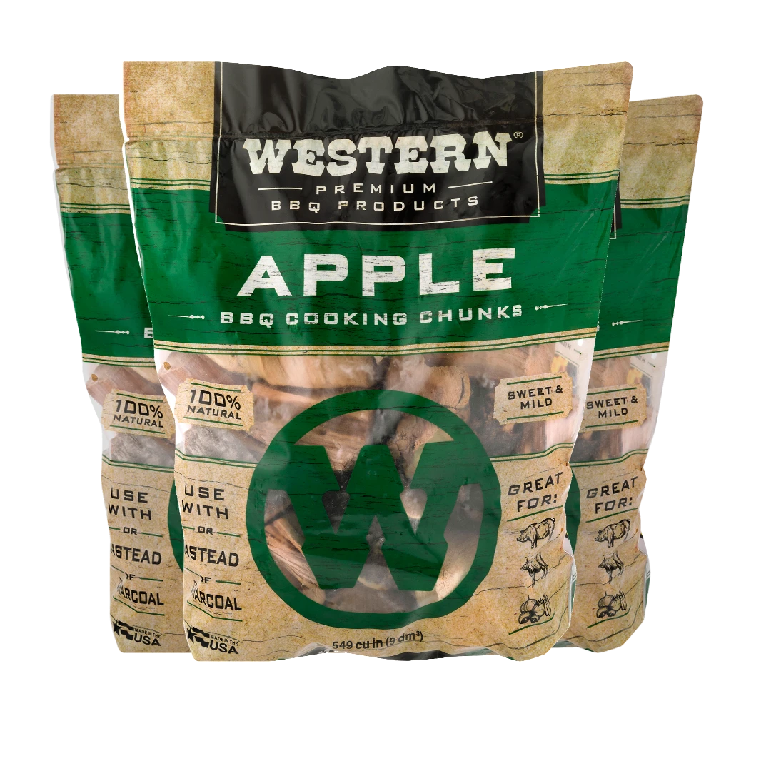 Western Apple BBQ Cooking Chunks 3 Western Apple BBQ Cooking Chunks