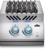 Napoleon Built-in 700 Series Inline Dual Range Top Burner -GrillMate Sales Shop Built in 700 BIB12RT DropIn Burner Prod Str blue lit knob 800