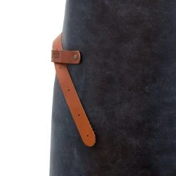 Xapron Kansas Leather Apron -GrillMate Sales Shop Kansas Blue Zoom