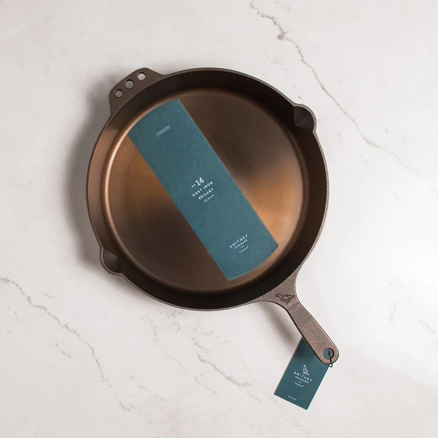 Smithey Ironware No. 14 Traditional Cast Iron Skillet 3 Smithey Ironware No. 14 Traditional Cast Iron Skillet