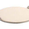 Pizzacraft 15" Round Pizza Stone With Stainless Steel Tray -GrillMate Sales Shop PC0004 round ceramic pizza stone solid frame 15 inch w