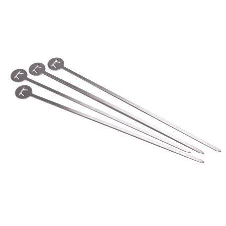 Outset Stainless Steel Skewers 14" 3 Outset Stainless Steel Skewers 14"