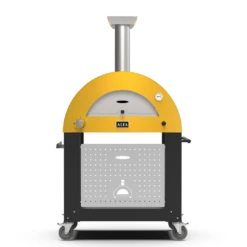 Alfa Moderno 2 Pizze -GrillMate Sales Shop alfa moderno 2 pizze fire yellow with base
