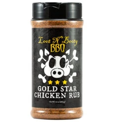 Loot N' Booty BBQ Gold Star Chicken Rub – 13 OZ