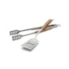 Outset Jackson Acacia Wood Grill Spatula & Locking Tongs Set -GrillMate Sales Shop outset grilling sets qj40 64 1000